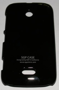 Твърд предпазен гръб SGP за Nokia Lumia 510, черен